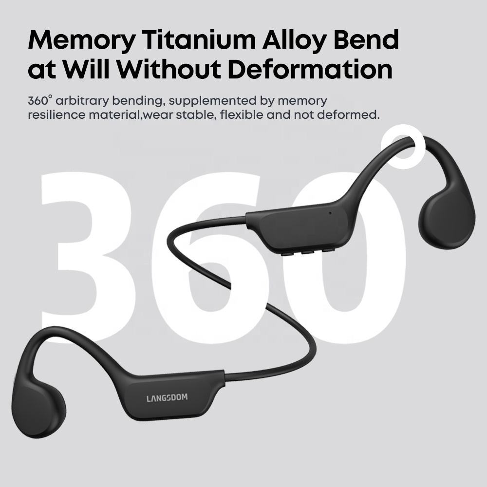 IPX8 Waterproof Headset Swimming Bluetooth Headphones With 32G TF Card 3-5 days