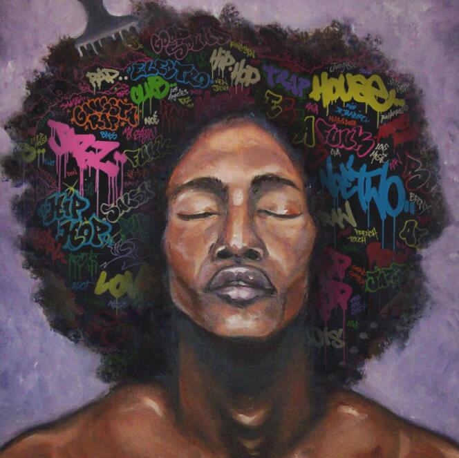 Art Design Shower Curtain, Graffiti Art Hip Hop African Reusable Curtain for Bathroom Decor 4-9days