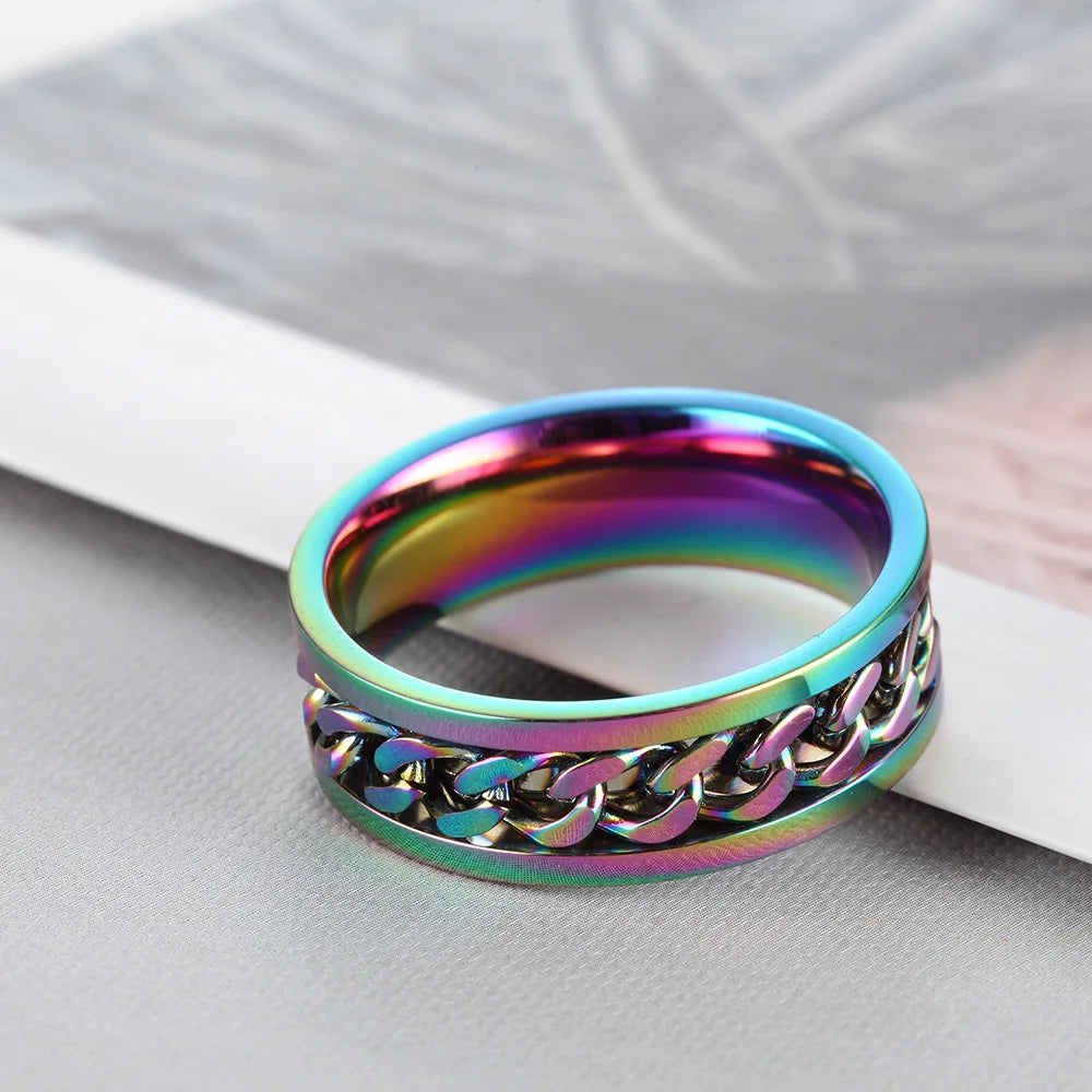 Rotatable Chain Rings size 10 to 13