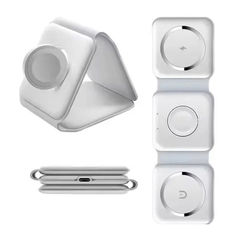 Magnetic Wireless Charger Mobile Phone Watch Headset Portable Fast Charging 8~13days