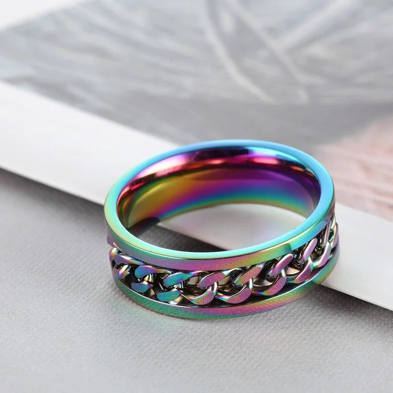 Rotatable Chain Rings size 10 to 13