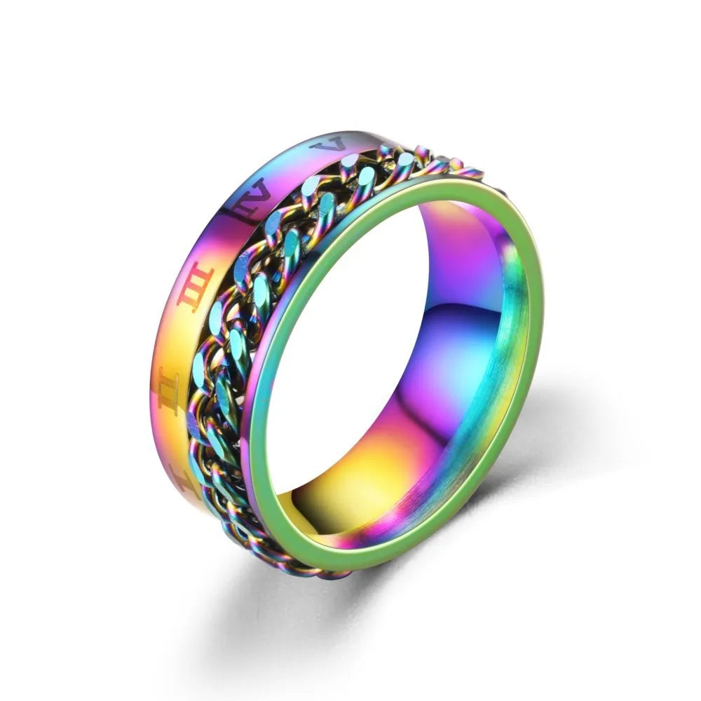 Rotatable Chain Rings size 10 to 13