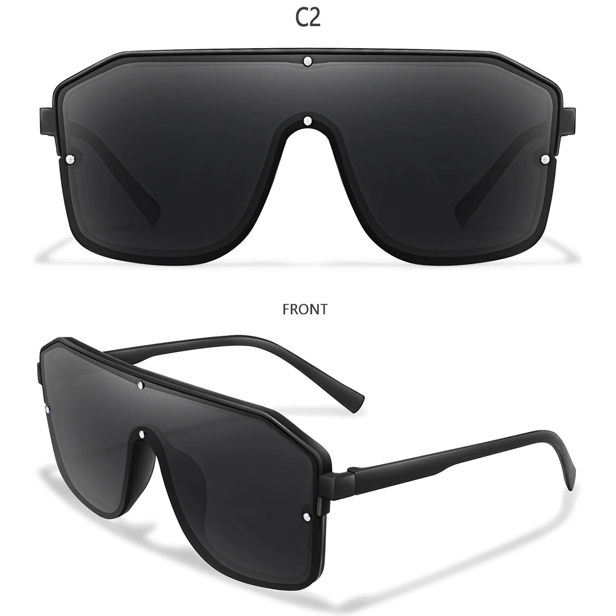 Square Big Frame Sunglasses Men/Women 10~13days