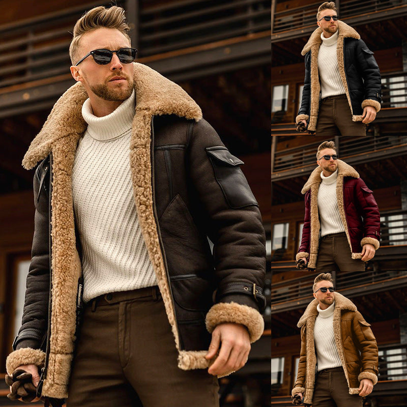 Winter Jacket Mens Military Fleece Warm Jackets Male Fur Collar Coats Army Tactical Jacket 7-12days