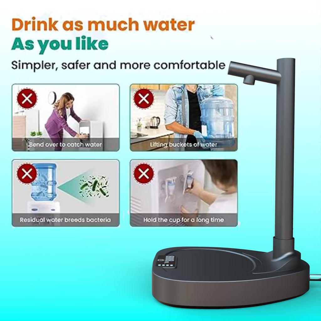 Desktop Rechargeable Water Dispenser With Stand