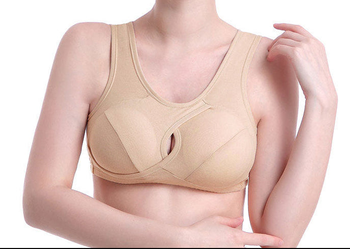 Women's Wireless Thin Gathered Vest Sports Breathable Beauty Back 3-7days